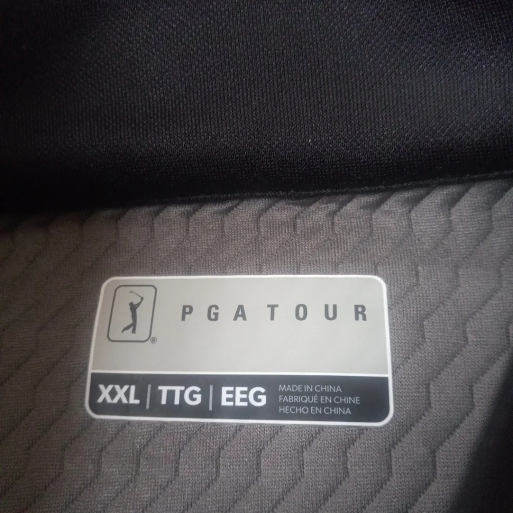 PGA Tour Thermal UPF 50 Sun Protection 1/4 Zip Up Sweater Mens Size XXL MSRP $85